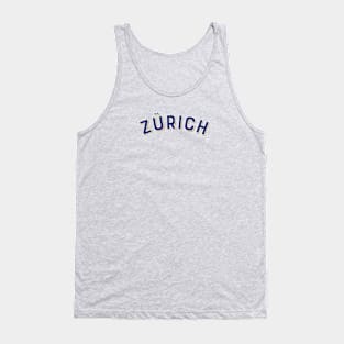 Zürich Switzerland Vintage Arched Type Tank Top